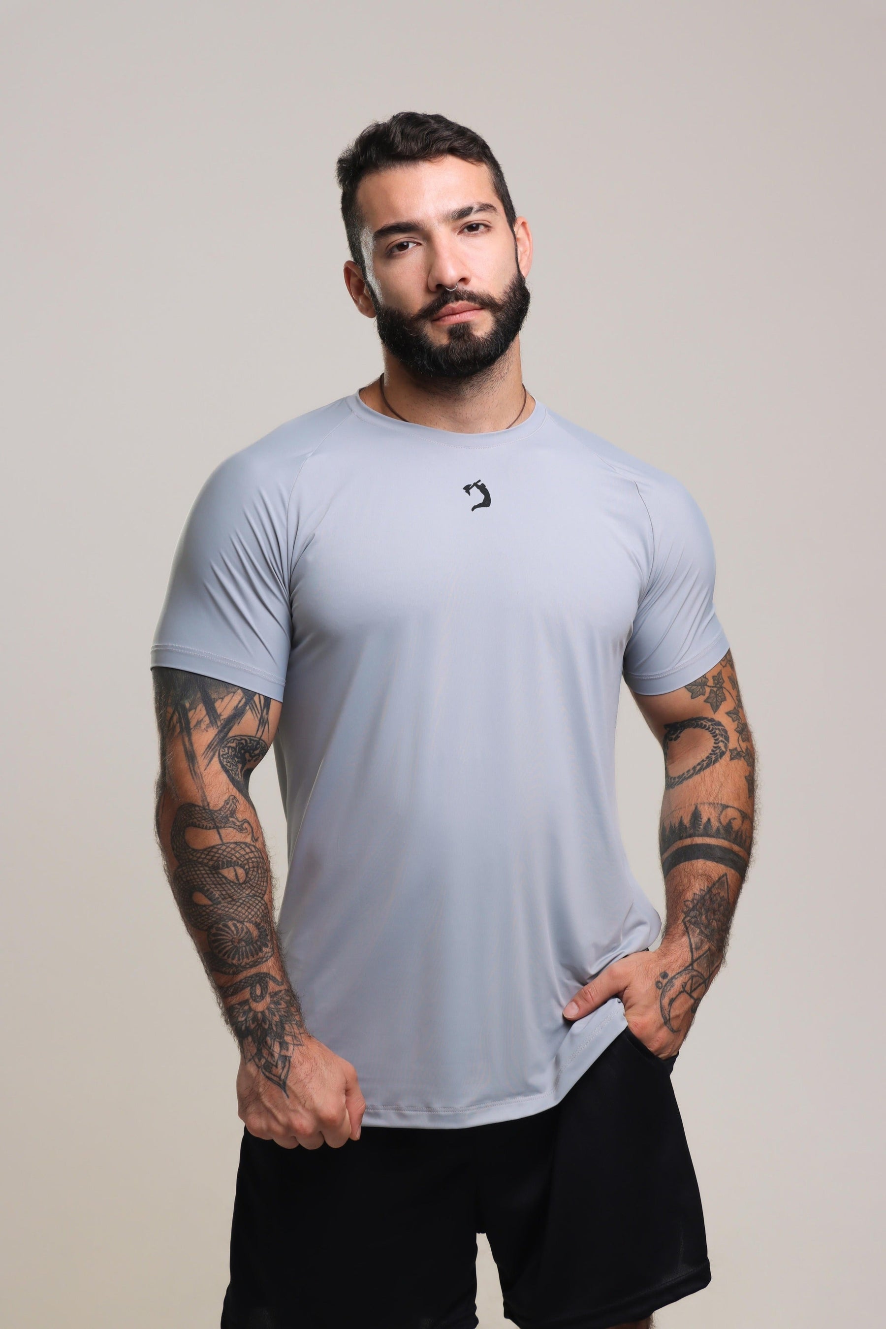Camisa Poliamida Tech - Cinza